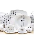 Foto Aparelho de Jantar Quadrado de Cerâmica 42 Peças - Classic Home Classic