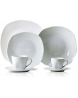Foto Aparelho de Jantar Quadrado de Porcelana 42 Peças - La Cuisine XFYS001