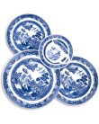 Aparelho de Jantar Redondo de Cerâmica 30 Peças - Biona Blue Willow