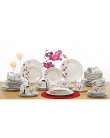 Aparelho de Jantar Redondo de Porcelana 60 Peças - Rojemac Floral Foto Aparelho de Jantar Redondo de Porcelana 60 Peças - Rojemac Floral