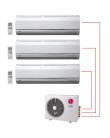 Foto Ar Condicionado Multi Split LG 36.000 BTUs Controle Remoto Quente/Frio M122HD / M363HX