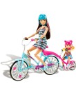 Boneca Barbie As Irmãs Bicicletas Skipper & Chelsea Mattel Foto Boneca Barbie As Irmãs Bicicletas Skipper & Chelsea Mattel