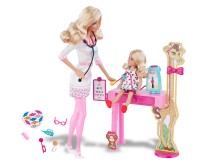 Boneca Barbie Quero Ser Pediatra T7175 Mattel