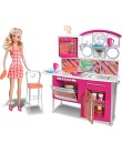 Foto Boneca Barbie Real Cômodos da Casa Cozinha T8014 Mattel