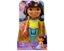 Boneca Dora a Aventureira Aventura Aquática Sereia Fisher Price