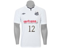 Camisa Jogo Santos I 2011 nº 12 Falcão Umbro