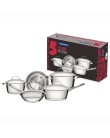 Foto Conjunto de Panelas Aço Inox 5 peça(s) Tramontina Allegra 65650380