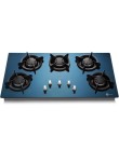 Cooktop GE 5 Bocas Metal Blau Foto Cooktop GE 5 Bocas Metal Blau