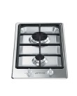 Cooktop Smeg 2 Bocas Inox PDX30RBR Foto Cooktop Smeg 2 Bocas Inox PDX30RBR