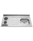 Cooktop Tramontina 2 Bocas Inox 93713/903 Foto Cooktop Tramontina 2 Bocas Inox 93713/903