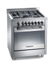 Foto Fogão de Piso Criss Air 5 Bocas Acendimento Automático Inox Grill CFP700