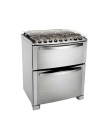 Fogão de Piso Electrolux Celebrate 5 Bocas Inox 76DTX Foto Fogão de Piso Electrolux Celebrate 5 Bocas Inox 76DTX