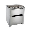 Fogão de Piso Electrolux Celebrate 5 Bocas Inox 76DTX
