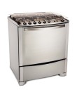 Fogão de Piso Electrolux Celebrate 5 Bocas Inox 76STX Foto Fogão de Piso Electrolux Celebrate 5 Bocas Inox 76STX