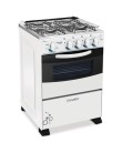 Fogão de Piso Esmaltec 4 Bocas Hawaii Click Forno Foto Fogão de Piso Esmaltec 4 Bocas Hawaii Click Forno