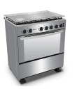 Foto Fogão de Piso Venax Gaudi 6 Bocas Acendimento Automático Inox Grill Prisma 6