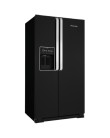 Foto Geladeira Brastemp All Black 540 Litros Side by Side Inox BRS70HE