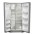 Geladeira Brastemp Ative! Frost Free 560 Litros Side by Side Inox BRS62CR