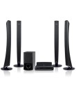 Foto Home Theater Blu-Ray (BD) Blu-Ray (BD-RW) DVD DVD-RW LG 5.1 Canais 1 HDMI 1 USB HT904WA