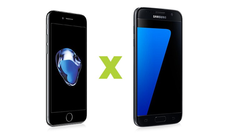 iPhone 7 vs Galaxy S7 iPhone 7 vs Galaxy S7