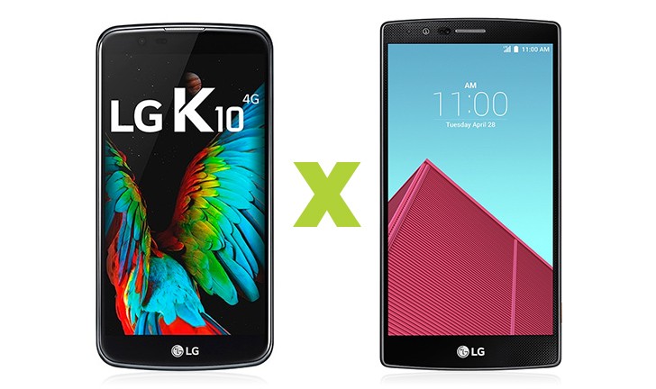 LG K10 vs LG G4 LG K10 vs LG G4