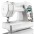 Máquina de Costura Doméstica 3 Pontinhos para lingerie Reta Ziguezaque Ziguezaque Overloque Decora JX 2080 - Elgin