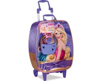 Mochila Escolar Sestini Barbie Escola de Princesas 61038