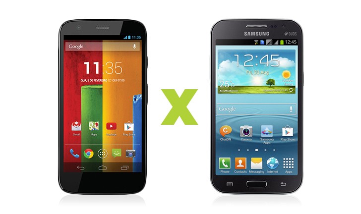 Moto G ou Galaxy Win Moto G ou Galaxy Win