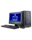 Foto PC Positivo Master D10 1302306 Intel Pentium E5400 2,3 GHz 2 GB 320 GB Linux