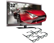 TV LED 32" Smart TV LG Cinema 3D 3D Full HD 4 HDMI Conversor Digital Integrado 32LW5700