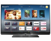 TV LED 42" Smart TV Philips 3D Full HD 4 HDMI Conversor Digital Integrado e Interativo (DTVi) 42PFL7007G/78