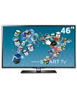 Foto TV LED 46" Smart TV Samsung Série 6 3D Full HD 4 HDMI Conversor Digital Integrado UN46D6400