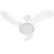 Ventilador de Teto Venti-Delta Elegance New Luna 3 Pás