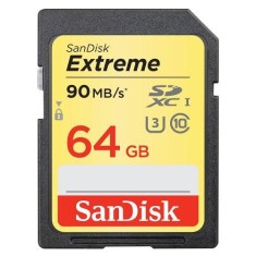 Cartão de Memória SDXC SanDisk Extreme 64 GB SDSDXNE-064G-GNCIN