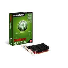 Placa de Video ATI Radeon HD 5450 1 GB DDR3 64 Bits PowerColor AX5450 1GBK3-SHEV4