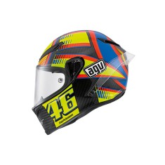 Capacete AGV Pista GP Soleluna Fechado Viseira Antirrisco