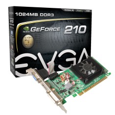 Placa de Video NVIDIA GeForce 210 1 GB DDR3 64 Bits EVGA 01G-P3-1312-LR