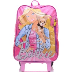 Mochila com Rodinhas Escolar Sestini Barbie 16M 63844 G