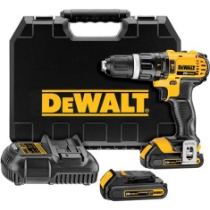 Kit Furadeira / Parafusadeira Impacto 1/2 350W Dewalt - DCD785C2