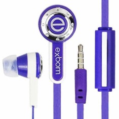 Fone de Ouvido com Microfone Exbom EF-220MV
