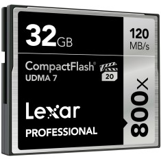 Cartão de Memória Compact Flash Lexar Professional 32 GB LCF32GCRBNA800
