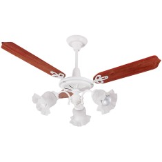 Ventilador de Teto Arge Majestic Star Tulipa 107 cm 3 Pás 5 Velocidades
