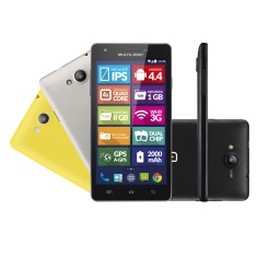 Smartphone Multilaser MS6 Colors TV Digital 8GB NB211 8,0 MP 2 Chips Android 4.4 (Kit Kat) 3G Wi-Fi