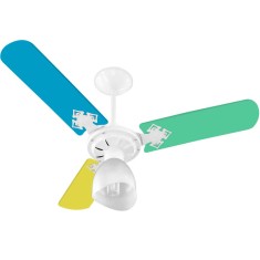 Ventilador de Teto Venti-Delta New Light Colors 120 cm 3 Pás 3 Velocidades