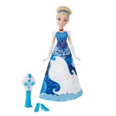 Boneca Princesas Disney Vestido Mágico Cinderela Hasbro