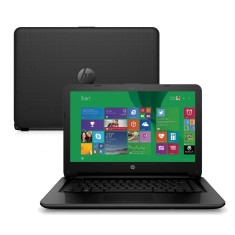 Notebook HP Intel Celeron N3050 4GB de RAM HD 500 GB 14" Windows 10 Home 14-AC102BR