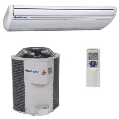 Ar Condicionado Split Piso / Teto Springer Silvermaxi 36000 BTUs Controle Remoto Frio 42XQM36S5 / 38CCH036515MS