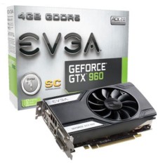Placa de Video NVIDIA GeForce GTX 960 4 GB GDDR5 128 Bits EVGA 04G-P4-3962-KR
