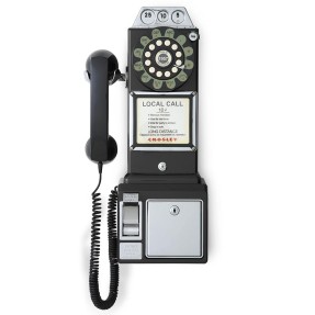 Telefone com Fio Crosley 1950's Pay Phone