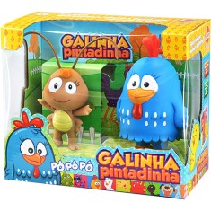 Boneca Galinha Pintadinha e Baratinha Lider